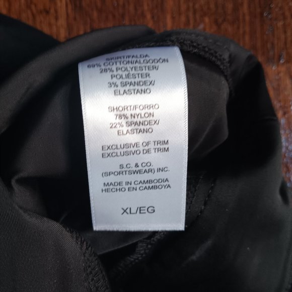 S.C & Co Black Mini Skirt Size W XL - Picture 2 of 4
